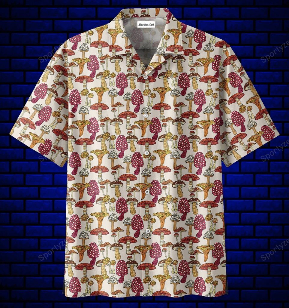 Cool Art Mushroom Don’t Eat Me Hawaiian Aloha Shirts #DH