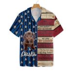 July 4th Personalized Name Dachshund With Sayings Unisex Hawaiian Shirt