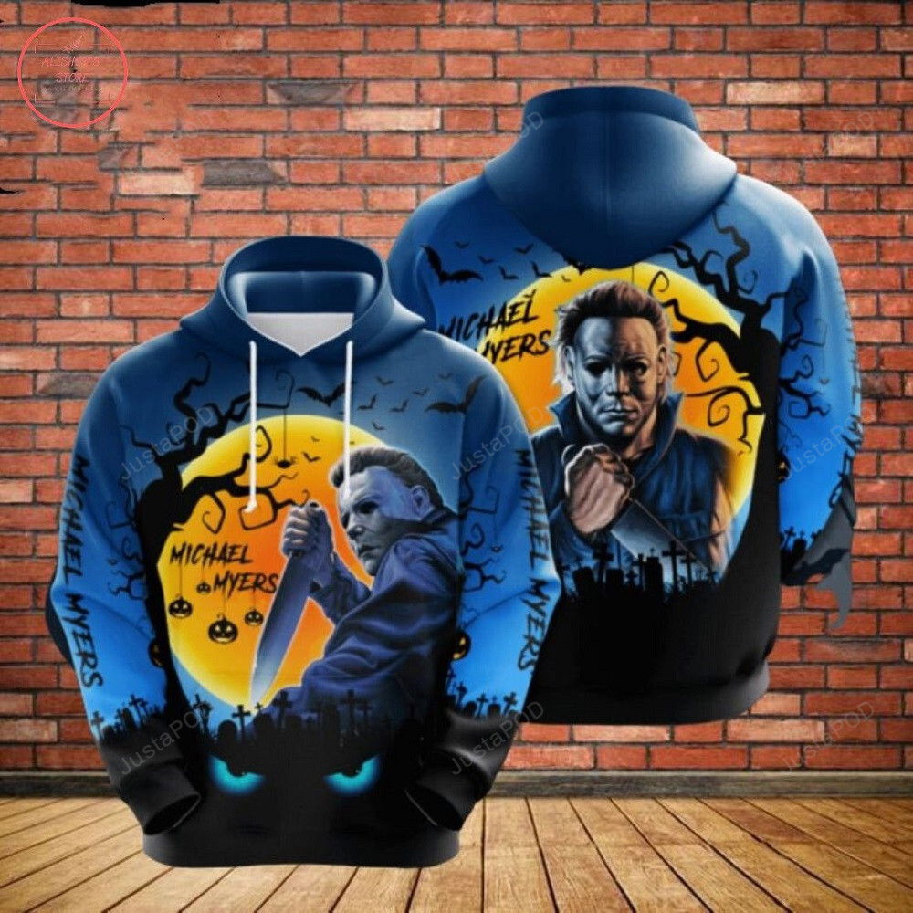 Michael Myers Gift For Fan Halloween 3D All Over Printed Hoodie, Zip- Up Hoodie Michael Myers Gift For Fan Halloween 3D All Over Printed Hoodie, Zip- Up Hoodie
