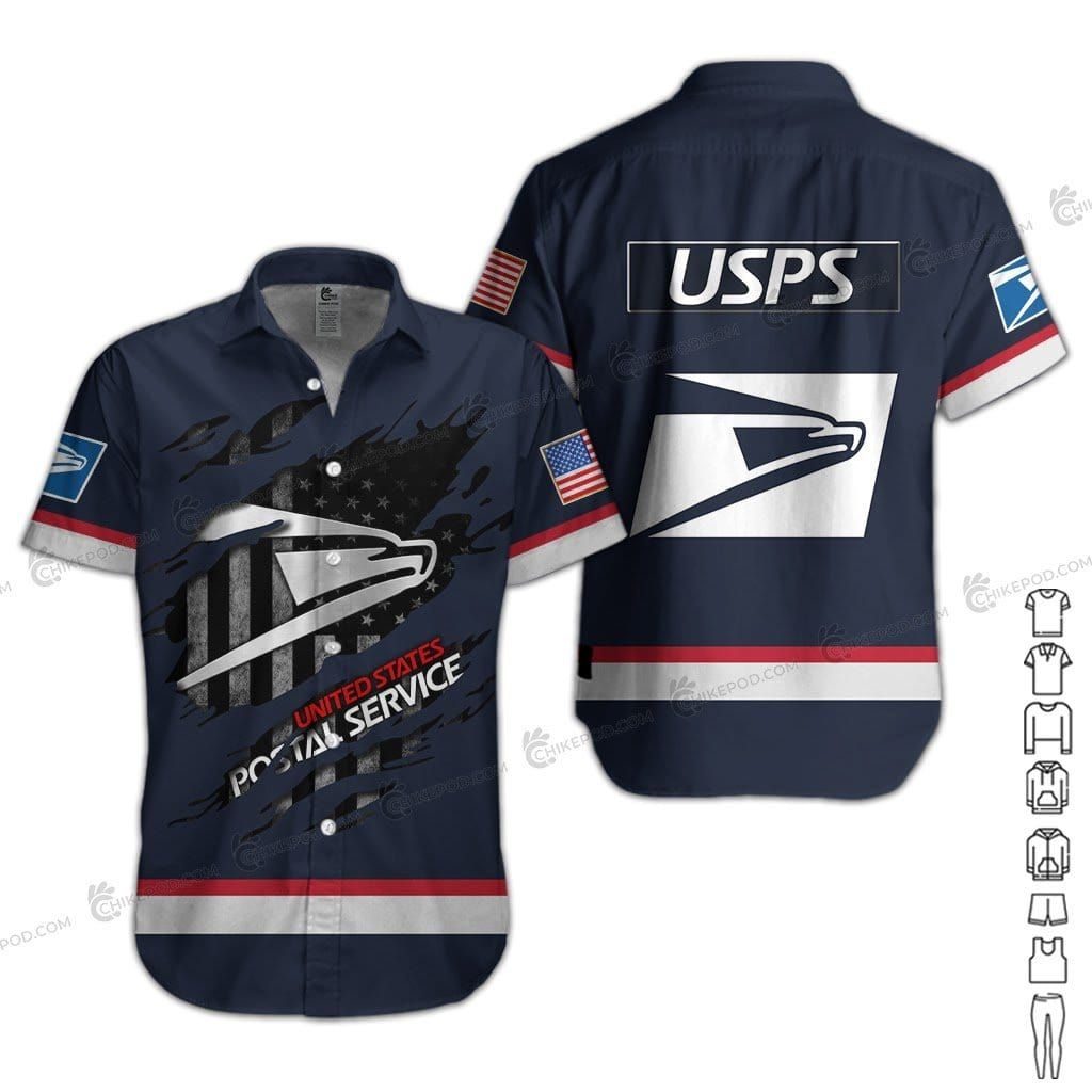 Postal Worker crack flag Hawaii Shirts