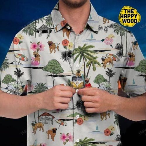 Bullmastiff Hawaiian Shirt Ver 470