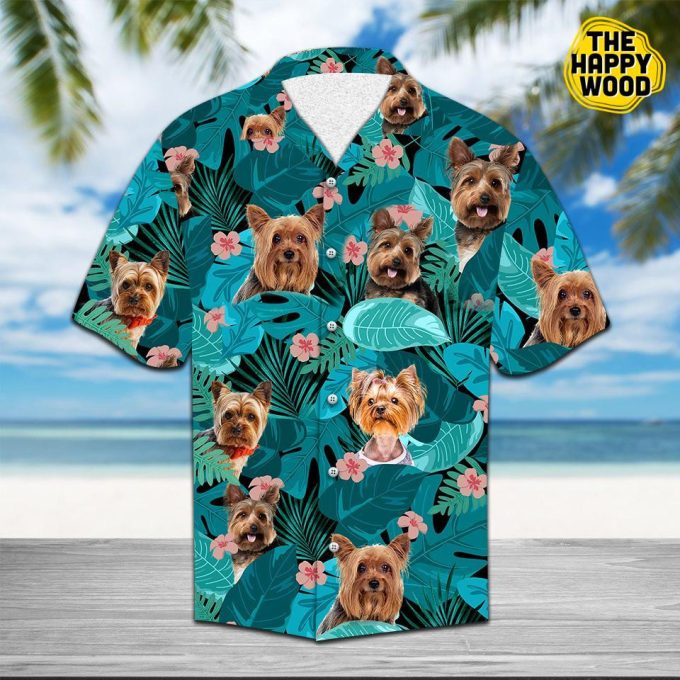 Tropical Yorkshire Terrier Hawaiian Shirt Ver 403