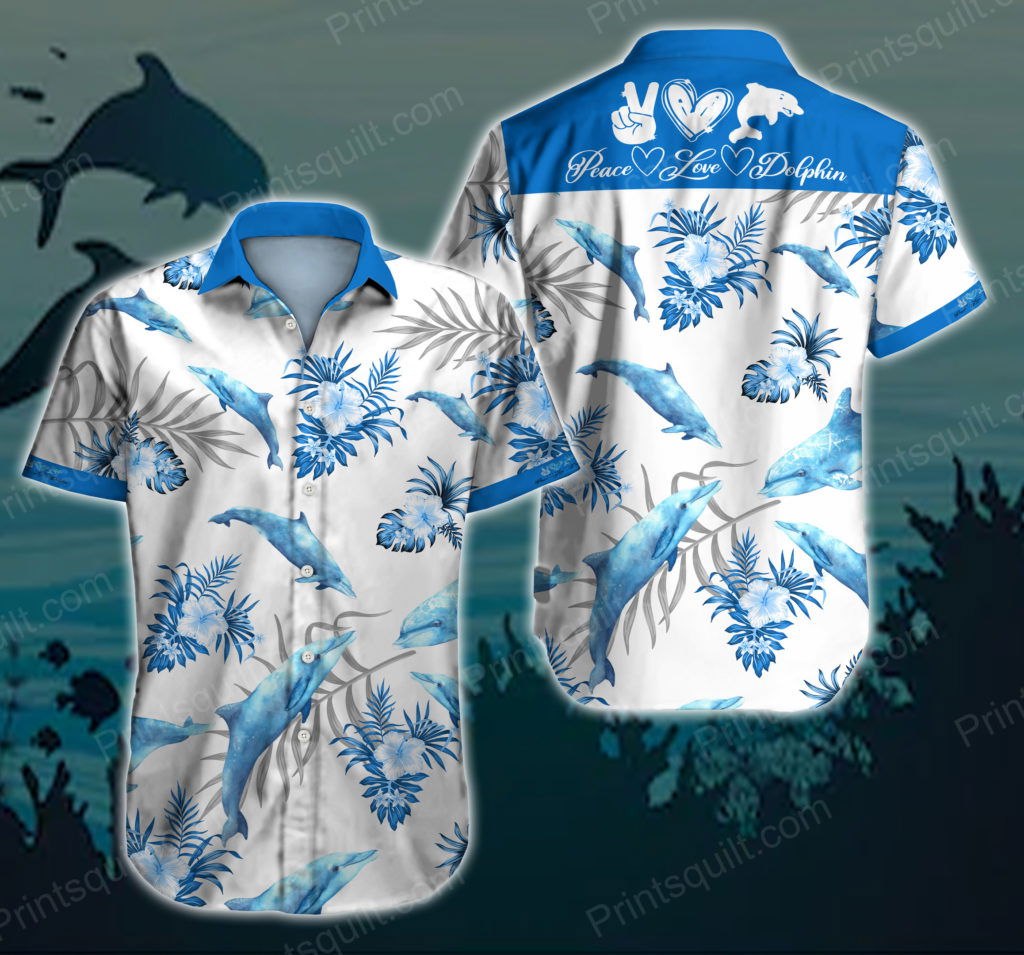 Dolphin Love Hawaiian Shirt Ver 63