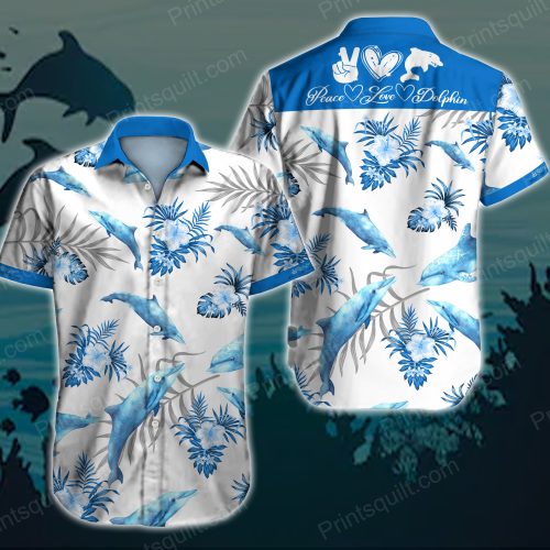 Dolphin Love Hawaiian Shirt Ver 63
