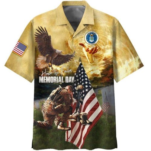 U.S. Air Force Memorial Day Honor The Fallen Aloha Hawaiian Shirt Ver 227