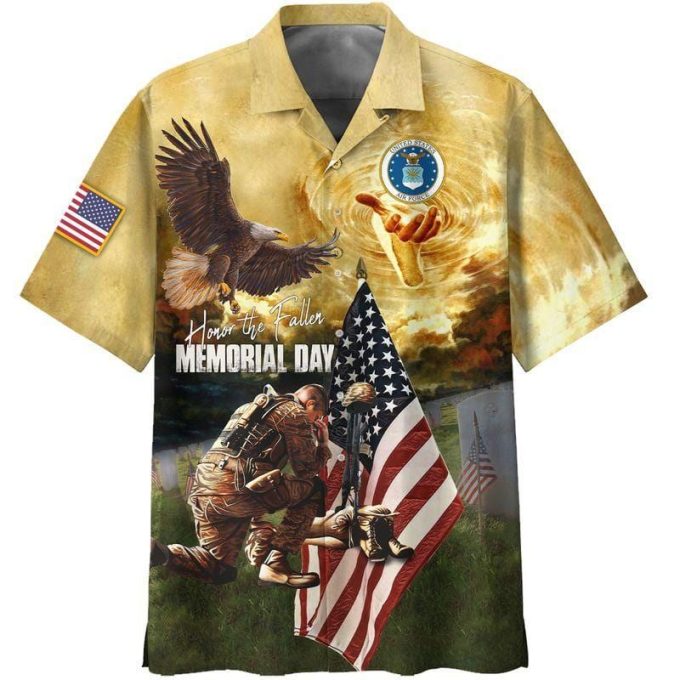 U.S. Air Force Memorial Day Honor The Fallen Aloha Hawaiian Shirt Ver 227