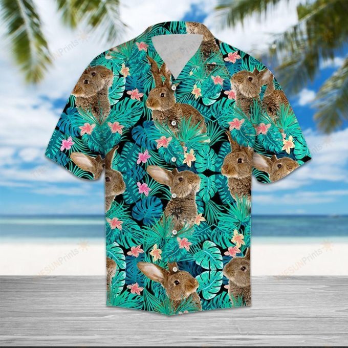 Rabbit Tropical Hawaiian Shirt Ver 98