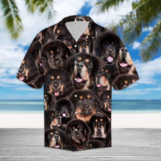Tibetan Mastiff Awesome D0207Hawaiian Shirt Ver 266