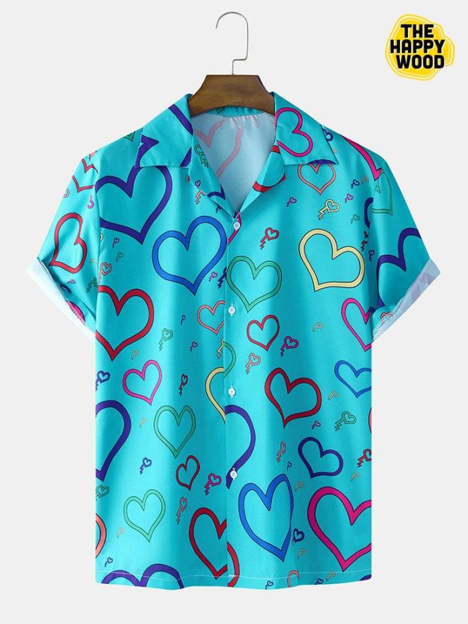 Heart Graphics Hawaiian Shirt Ver 95