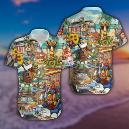 Let'S Dance In The Sun Hippie Life Unisex Hawaiian Shirt Ver 68