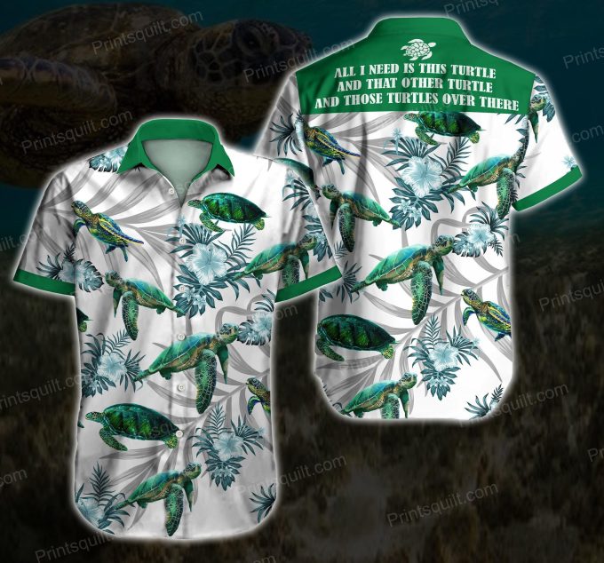 Turtles Lovers 3D Hawaiian Shirt Ver 30