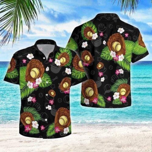 Softball Beach Vibe Tropical Hawaiian Shirt Ver 492