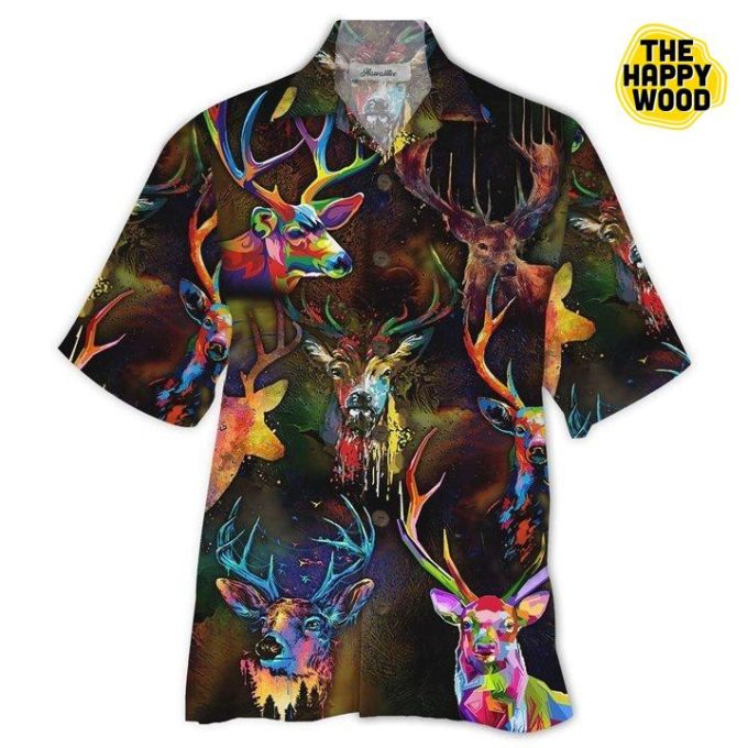 Deer 3D Hawaiian Shirt Ver 241
