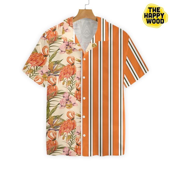 Floral Flamingo Retro Vintage Hawaiian Shirt Ver 281