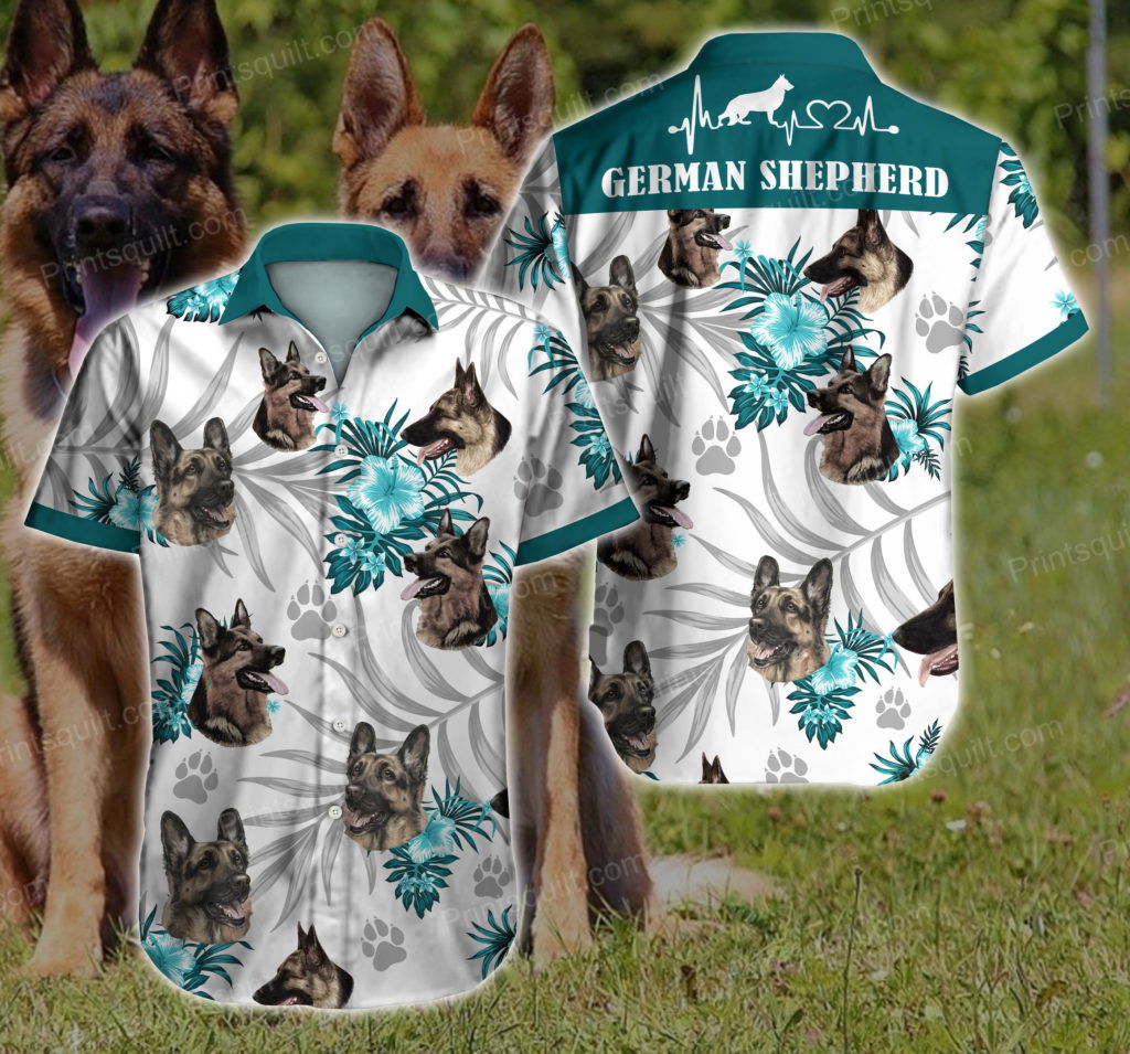 German Shepherd Lovers Hawaiian Shirt Ver 128
