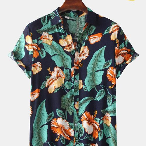 Tropical Plant Floral Hawaiian Shirt Ver 245