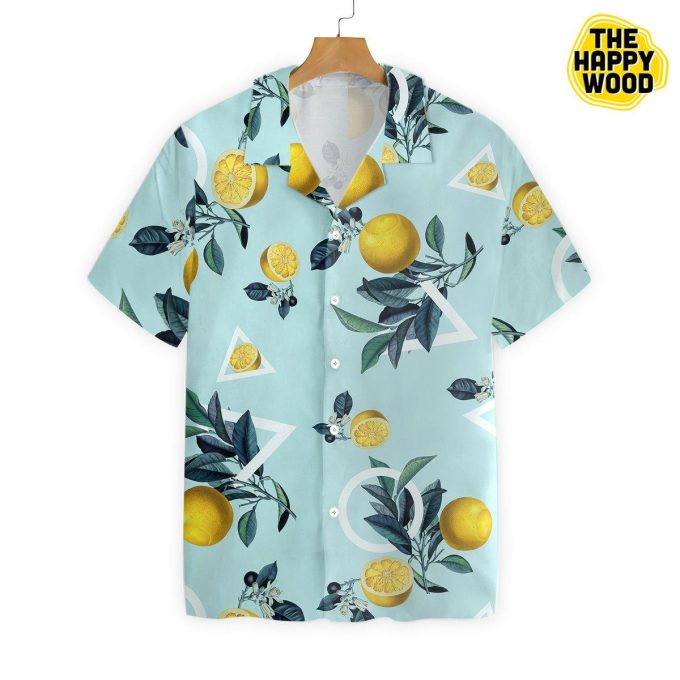 Tropical Lemon Pattern Hawaiian Shirt Ver 440