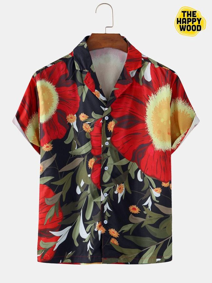 Red Leaf Hawaiian Shirt Ver 354