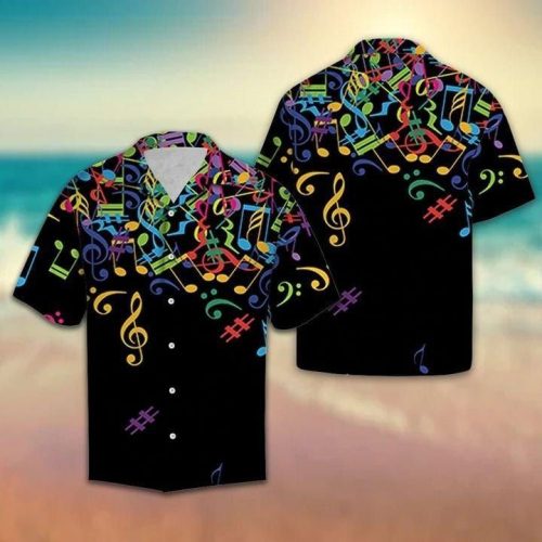 Colorful Music Notes Hawaiian Shirt Ver 332