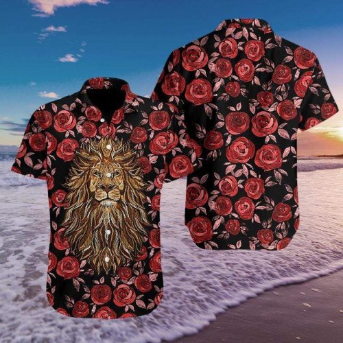 Lion Rose #3108HHawaiian Shirt Ver 270