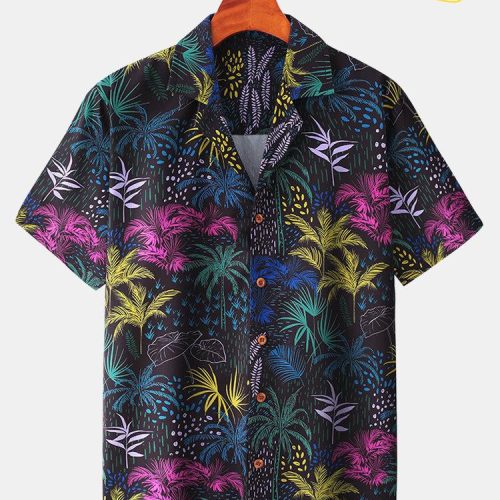 Tropical Colored Hawaiian Shirt Ver 212