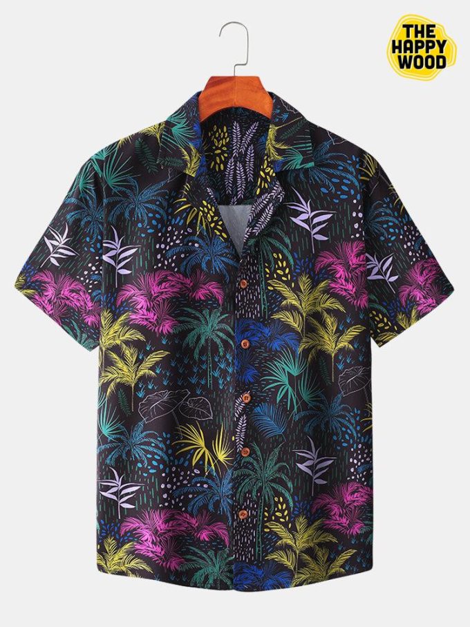 Tropical Colored Hawaiian Shirt Ver 212