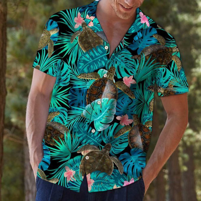 Turtle Tropical T0307Hawaiian Shirt Ver 298