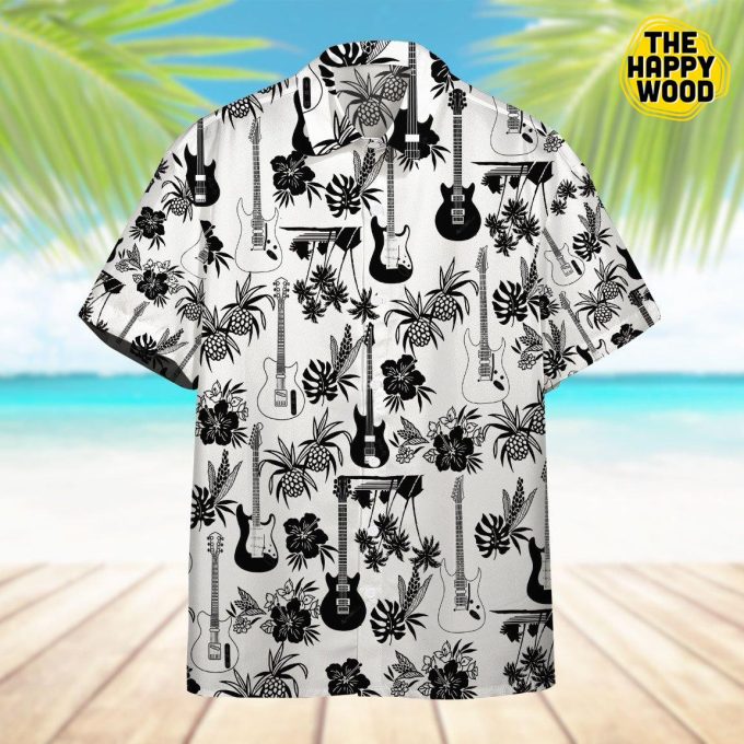 Electric Guitar And Pineapple 3D Hawaiian Shirt Ver 93