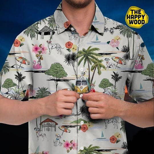 Dalmatian Hawaiian Shirt Ver 107 Dalmatian Hawaiian Shirt Ver 107