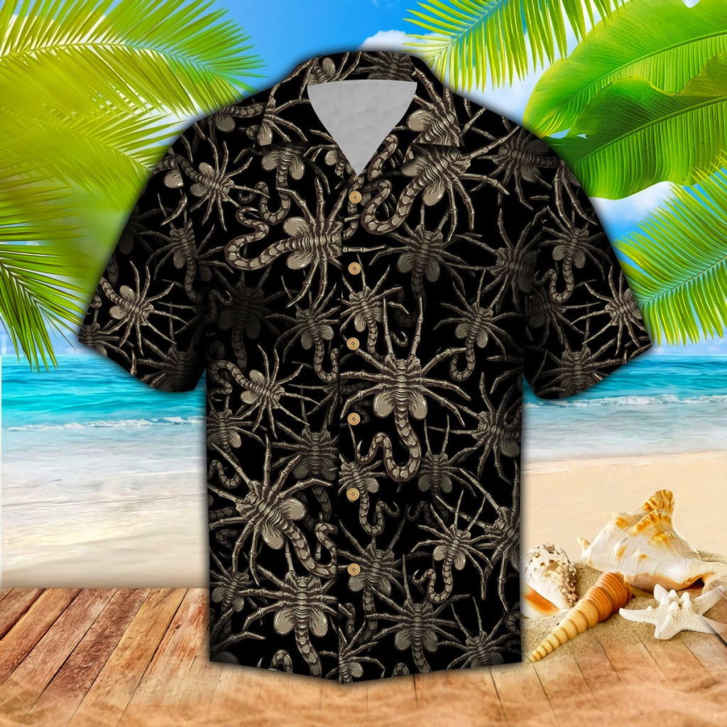 Alien Face Hugger Hawaiian Shirt Ver 333