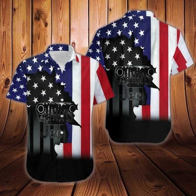 Jeep Us FlagHawaiian Shirt Ver 109