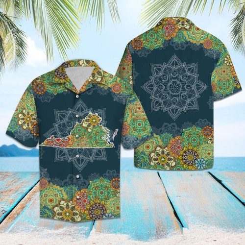 Virginia Floral Mandala G5703Hawaiian Shirt Ver 171
