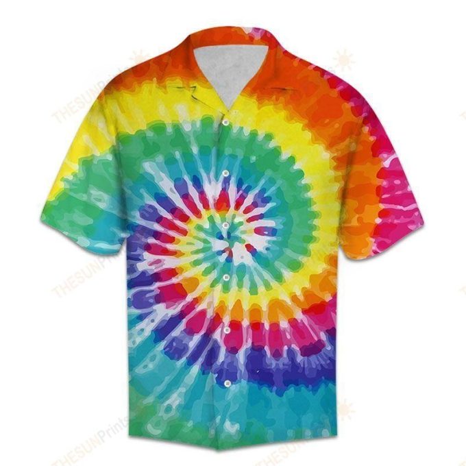 Tie Dye Hawaiian Shirt Ver 203