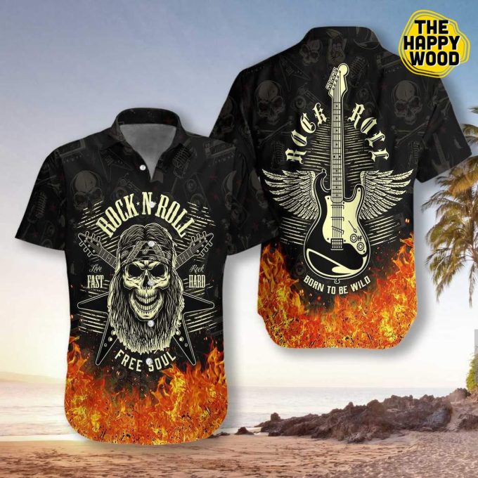 Guitar Born To Be Wild Hawaiian Shirt Ver 137