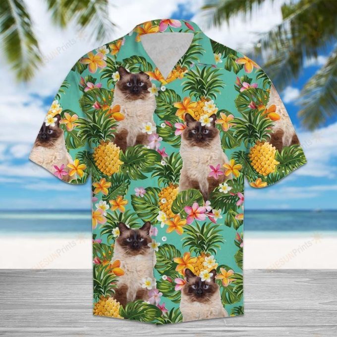 Tropical Pineapple Balinese Hawaiian Shirt Ver 303