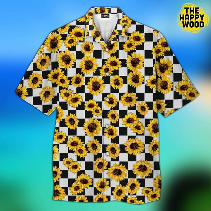 Hippie Sunflower 3D Hawaiian Shirt Ver 3