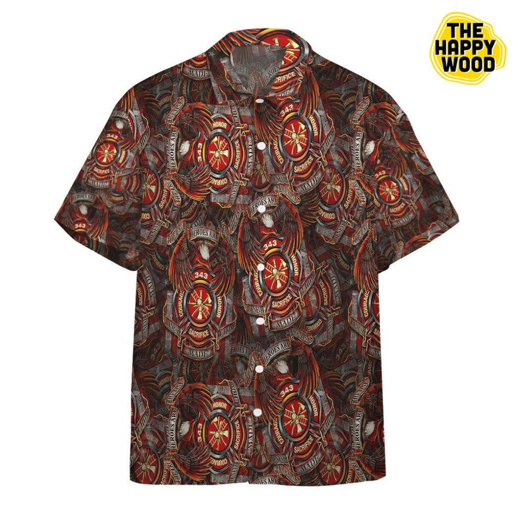American Firefighter 3D Hawaiian Shirt Ver 354