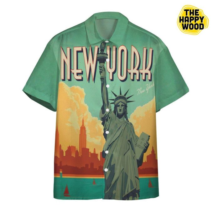 New York City Lady Liberty 3D Hawaiian Shirt Ver 83