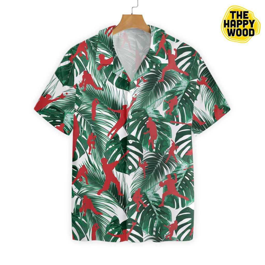 Baseball Tropical Hawaiian Shirt Ver 190