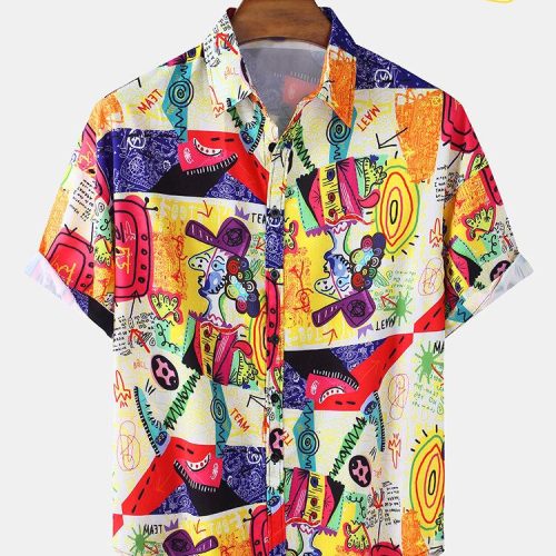 Funny Graffiti MultiHawaiian Shirt Ver 119