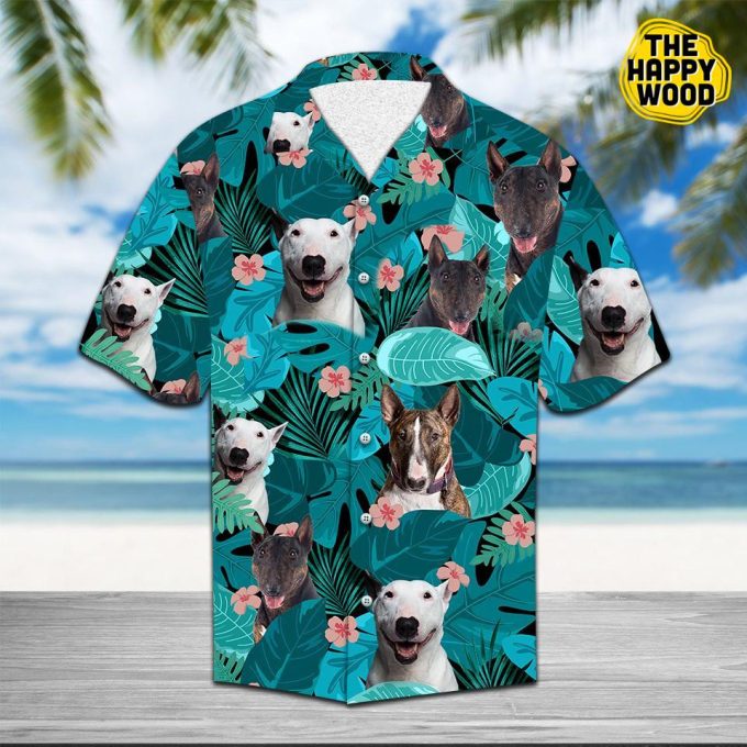 Tropical Bull Terrier Hawaiian Shirt Ver 316