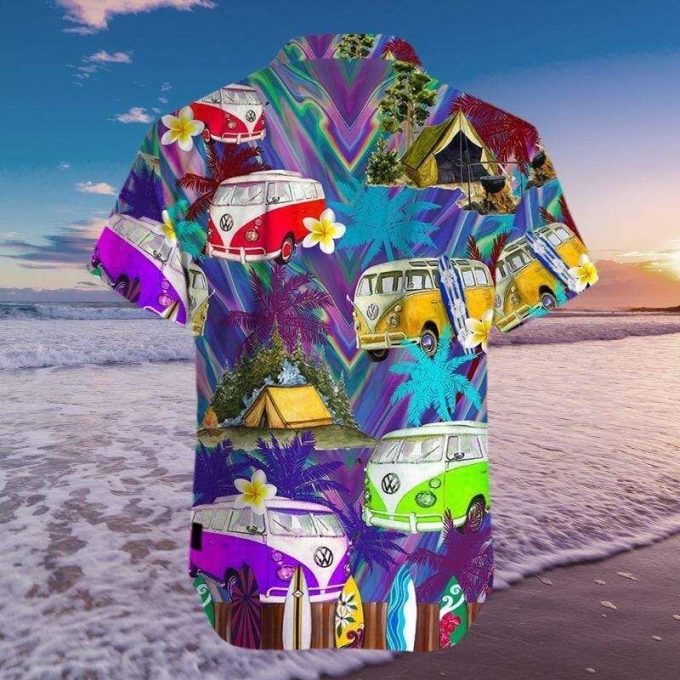 Amazing Camping Hippie Van Unisex #101020HHawaiian Shirt Ver 88