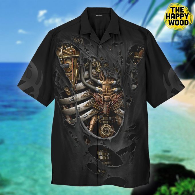 Awesome Mechanic Inside Body 3D Hawaiian Shirt Ver 312