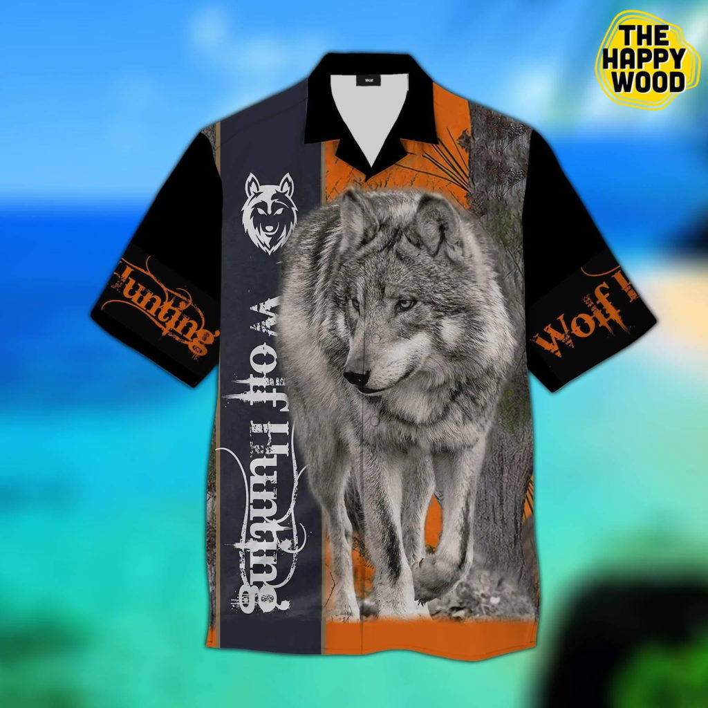 Wolf Hunting 3D Hawaiian Shirt Ver 346