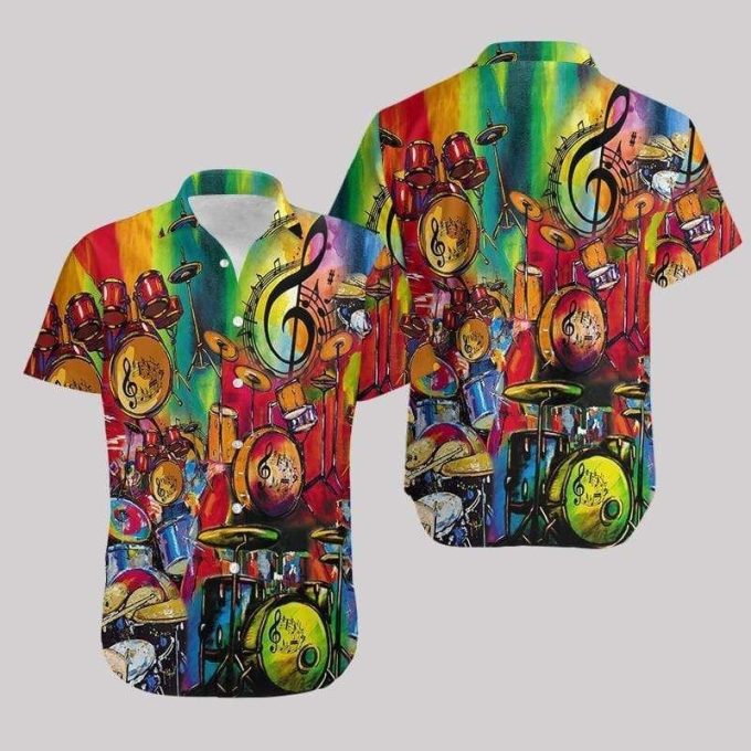 Beautiful Drum Painting Art #111220DhHawaiian Shirt Ver 398