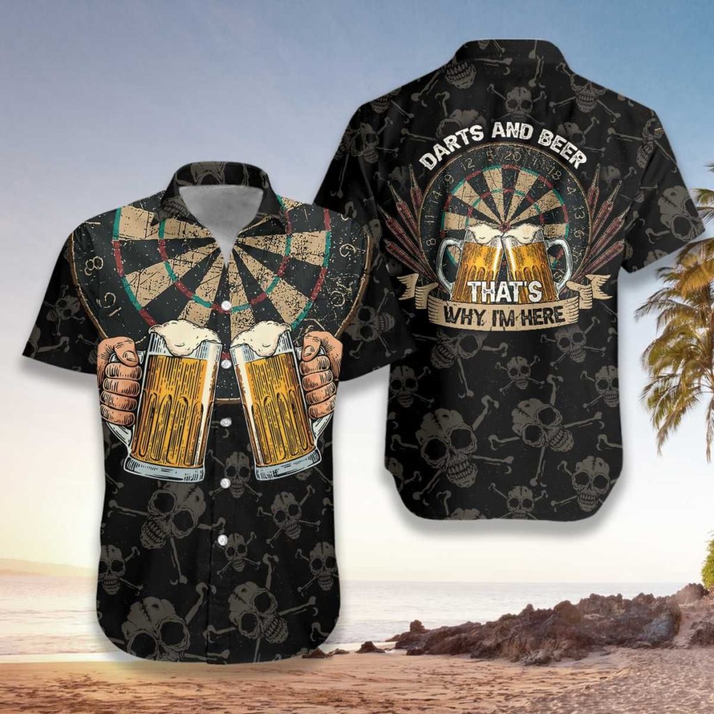 Darts And Beer That’S Why I’M Here Hawaiian Shirt Ver 469 Darts And Beer That’S Why I’M Here Hawaiian Shirt Ver 469