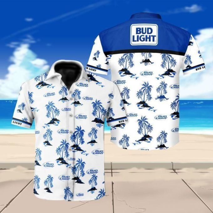 Bud Light Beer Floral Hawaiian Shirt Ver 326