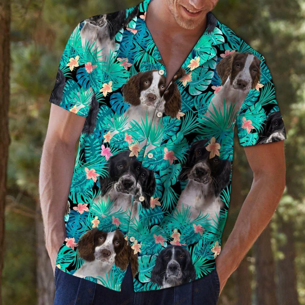 English Springer Spaniel Tropical Hawaiian Shirt Ver 321