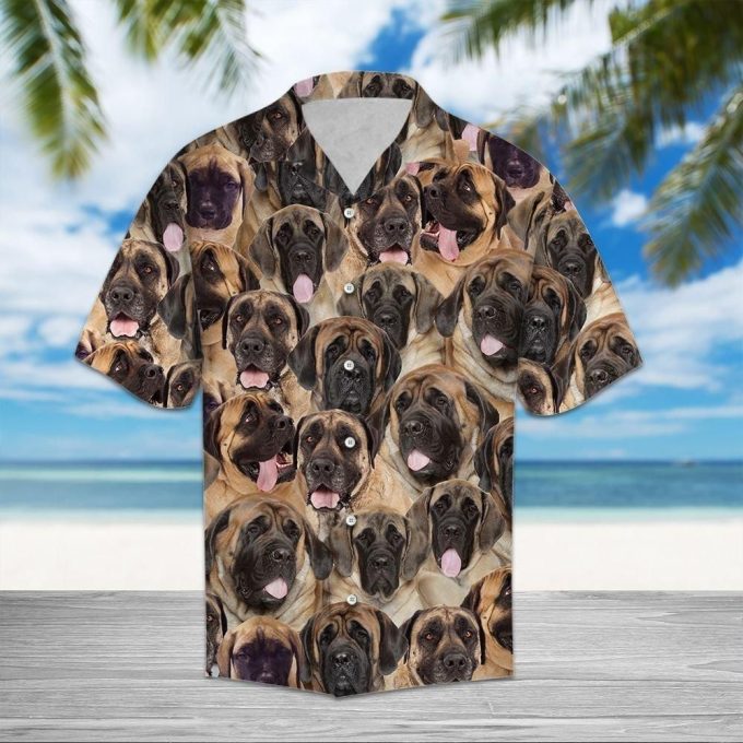 English Mastiff Awesome D0207Hawaiian Shirt Ver 325