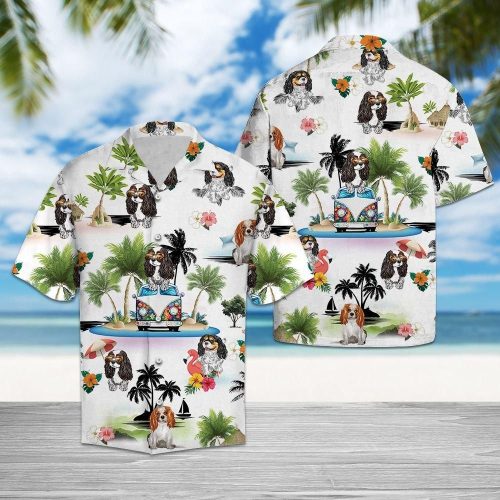 Cavalier King Charles Spaniel Vacation G5707Hawaiian Shirt Ver 370